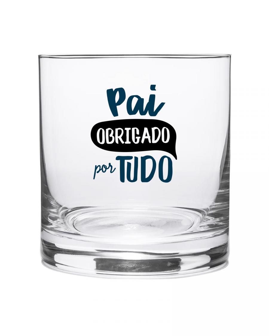 Copo de Whisky Personalizado Vidro MF SOLUÇÕES GRÁFICAS