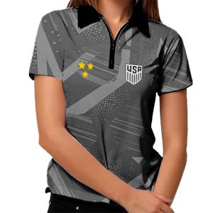 Camisa Gola Polo Esportiva Feminina   4/4 - Impressão Frente e Verso   