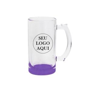 Caneca cristal vidro degrade live - 475 ml      