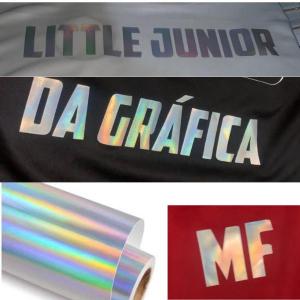 LETRA HOLOGRÁFICA - PARA PERSONALIZAÇÃO (CAMISA DE TIME) Termocolante 5cm Holográfico  Recorte Eletrônico 