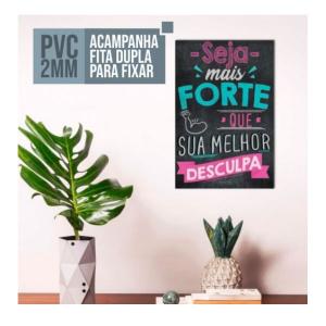 Quadro - Placa Decorativa | 10x15cm PVC 2mm 10x15  4x0  