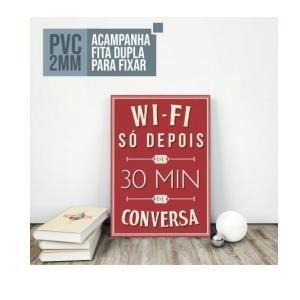 Quadro - Placa Decorativa | 16x21cm PVC 2mm 16x21  4x0  