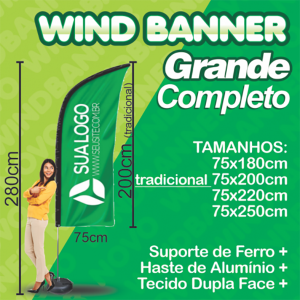 WINDBANNER 3M - (SOMENTE RJ) Tecido     